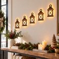 thumbnail image 4 of LED Christmas Wall Decor Light, 7Pcs Wooden Square Lantern Christmas Wall Decor Light Lighted Wall Art for Home Christmas Decor, 4 of 6