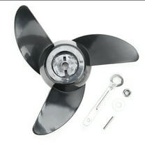 Enhanced Plastic Propeller for Outboard Motors,Ideal Boat accessory Sturdy 12V/24V Electric Thruster