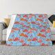 thumbnail image 1 of Fotbe Flamingo Manta de Franela con Estampado, Manta Ultrasuave para Cama, Sofá, Auto, Hipoalergénica y Antibolitas-40"x30", 1 of 6