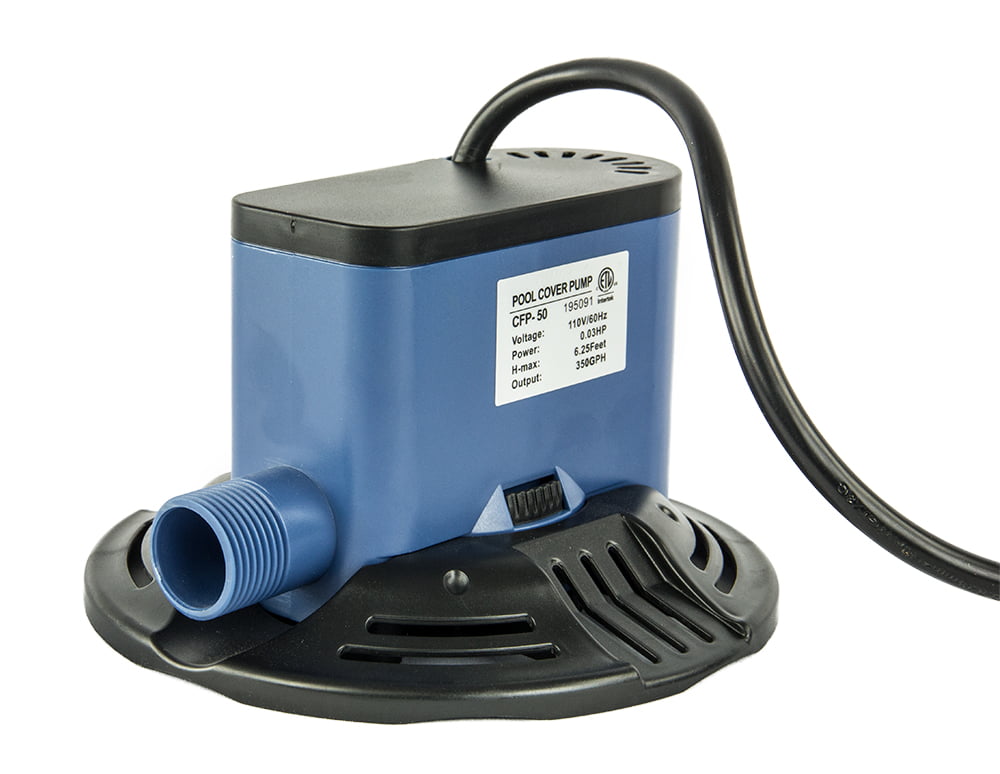 1200 GPH 110W *READ* EDOU Automatic Swimming Pool Cover Water Pump Submersible 