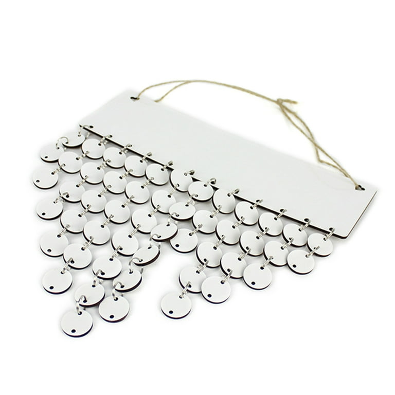 GENEMA DIY Wooden Family Friends Date Mark Sign Sublimation Blanks Calendar  Board Decor DIY Hanging Calendar - Walmart.com