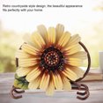 thumbnail image 2 of Ccdes Napkin Rack,Table Paper Rack,Vintage Iron Art Flower Shape Tissue Holder Dispenser Table Napkin Paper Rack, 2 of 8