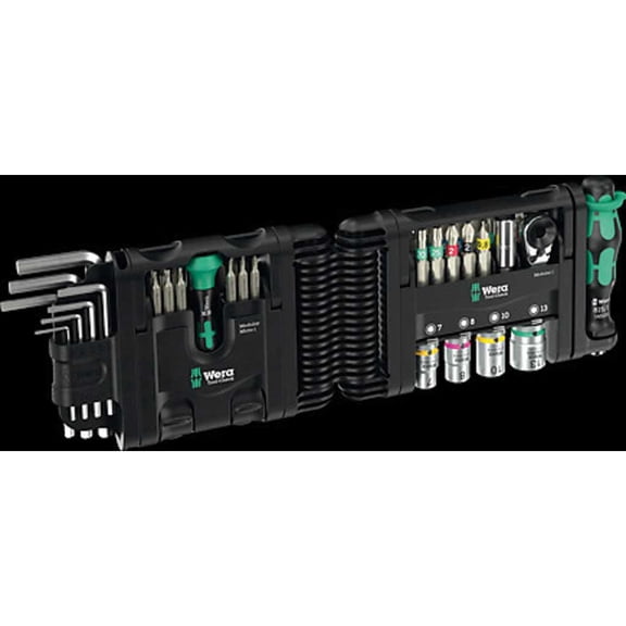 Wera TOOL-CHECK MODULAR SET 1, : Metric/Imperial, 1/4"