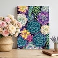 thumbnail image 5 of Canvas Wall Art Succulents Canvas Art Print Desert Plants Watercolor Botanical Garden Pictures Wall Decor for Living Room Bedroom Artwork Decorations Stretched Framed Ready to Hang 8"x10", 5 of 9