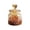A, variant on Food Storage Containers with Lids Airtight Glass Heart Jar with Airtight Lid Creative Amber Storage Container for Tea Candy Sea Salt Transparent Kitchen Pantry Decor