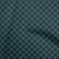 thumbnail image 1 of oneOone Cotton Flex Dusty Teal Green Fabric Check Fabric For Sewing Printed Craft Fabric By The Yard 40 Inch Wide-D9, 1 of 6
