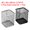 Silver Black, variant on Uxcell Mesh Pen Holder Pencil Holder Pencil Basket Pen Cup Locker Organizer Square Makeup Holder, Silver Black 2 Pack