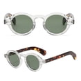 thumbnail image 6 of Xinwanna Polarized Sunglasses UV Protection 90s Retro Style Windproof Unisex Spectacles Round Lens Block Sunlight Vacation Beach Spectacles Outdoor Eyewear (Type B), 6 of 13