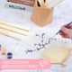 thumbnail image 3 of Abanicos plegables de tela JOHOUSE, 12 paquetes para mujer, color blanco, 3 of 9