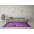 thumbnail image 3 of Ahgly Company Indoor Rectangle Oriental Purple Industrial Area Rugs, 2' x 4', 3 of 4