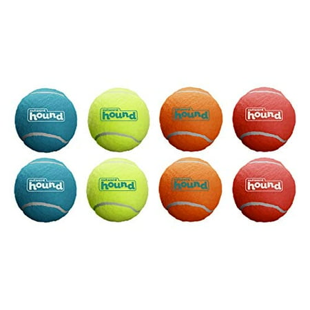 UPC: 0700603695077 | Outward Hound Squeaker Ballz Squeaky Tennis Ball Dog Toys  XS  8 Pack