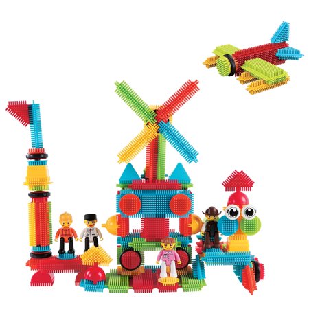 PicassoTiles 116-Piece Hedgehog Building Blocks Playset Magnetic Toys for Children