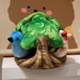 thumbnail image 5 of Muñeco de peluche con forma de nido de pájaro en miniatura, casa en el árbol, estilo kawaii, combinación de pájaro y nido de colores,, 5 of 5