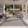 thumbnail image 3 of Safavieh Courtyard Amy Geometric Indoor/Outdoor Area Rug, Gray/Beige, 9' x 12', 3 of 9