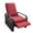 Red, variant on ATR ART TO REAL Outdoor Patio Wicker Adjustable Recliner Chair with Cushion,Red