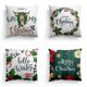 thumbnail image 1 of 4pcs Christmas Pillow Case Home Decor Cushion Cover Family Pillowcase Throw, 1 of 4