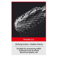 thumbnail image 4 of Carbide Rotary Burr Shank Type Single Double Slot Tungsten Steel Type Single Double Slot Tungsten Steel, 4 of 6