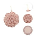 thumbnail image 3 of Unique Bargains 1 Pc Bath Shower Loofah Sponge Body Puffs for Bathroom 5.91"x5.12" Pink, 3 of 7