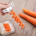 thumbnail image 4 of HEALEEP 2Pcs Spiralizer for Vegetables and Fruits with 16 x 7cm Size and Silver Color for Cooking, 4 of 5