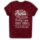 thumbnail image 1 of Blusa informal de manga corta con estampado de cuello redondo para mujer Pompotops  hfajkhk125926, 1 of 3
