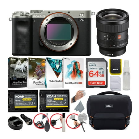 UPC: 0040962865712 | Sony Alpha a7C Full-Frame Mirrorless Camera (Silver) Bundle with FE 24mm GM Lens