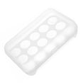 thumbnail image 1 of Caja de almacenamiento de huevos Advancent plástico 15 rejillas color blanco, 1 of 6