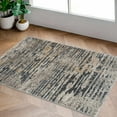 thumbnail image 5 of Hauteloom Sywell Living Room, Bedroom Area Rug - Modern - Gray, Beige, Blue - 5'3"-Round, 5 of 17