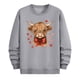 thumbnail image 3 of Ceisia Men's Regular-Fit Crew-Neck Heart-Yak Printed Casual Sweatshirt Gift, 3 of 6