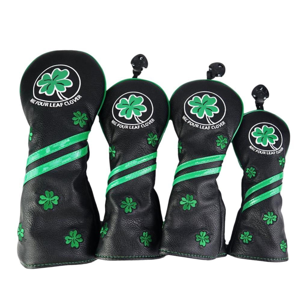 Axioma 4x Waterproof Golf Club Head Cover Wood Driver Headcover Embroidery Pattern With 40x30cm