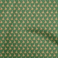 thumbnail image 1 of oneOone Cotton Cambric Green Fabric Onam Kathakali Sewing Craft Projects Fabric Prints By Yard 56 Inch Wide, 1 of 4