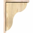 thumbnail image 3 of 6"W x 14"D x 18"H Carmel Rough Sawn Corbel w/Backplate, Douglas Fir, 3 of 9