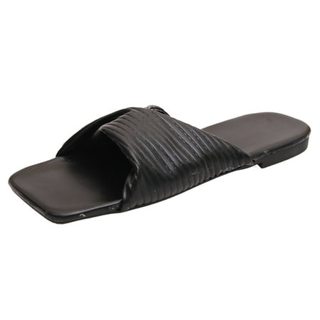 

Cathalem Women Summer Fashion Colorful Breathable Soles With Outdoor Sandals Black 42