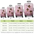 thumbnail image 2 of African American Ballerinas Thick Trolley by Alien Meow 22-24 inch Elastic Suitcase Cover, 2 of 6