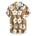 thumbnail image 6 of UVEASISHA Mens Tropical Beach Shirts,Floral Shirts for Men Short Sleeve Lapel Button Down Shirt Big and Tall Casual Loose Hawaiian Shirts Prime Sales Today, 6 of 6