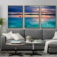 thumbnail image 3 of IDEA4WALL 3 Piece Framed Canvas Wall Art for Living Room, Bedroom Lake Tahoe Canvas Prints for Modern Home Decoration Ready to Hang, 3 of 4