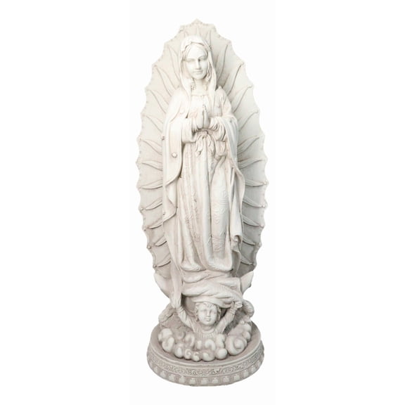 Catholic Church Our Lady of Guadalupe Virgin Mary Large Outdoor Statue 24"H