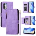 thumbnail image 3 of Funda para Motorola MOTO G51 5G Cartera de Mano con Cremallera y Correa Cruzada Desmontable, 3 of 5