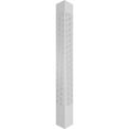 thumbnail image 3 of Ekena Millwork 12"W x 8'H Craftsman Classic Square Non-Tapered Art Deco Fretwork Column w/ Prairie Capital & Prairie Base, 3 of 8