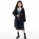 thumbnail image 5 of Abrigo y chaquetas casuales con capucha de manga larga para niñas, abrigo de vaca de color liso, estilo universitario mediano a largo, abrigo grueso y grande para niños, abrigo de poliéster para niña, 5 of 9