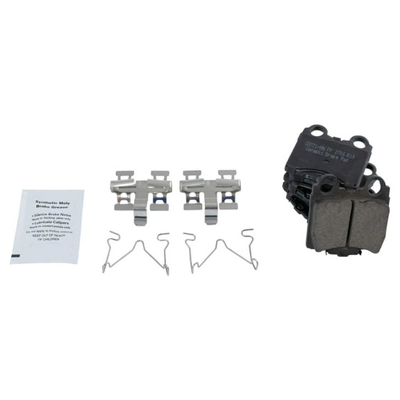 TRQ Brake Pad Premium Ceramic Rear for Lexus SC430 IS300 GS400 GS300 GS430 BFA73354