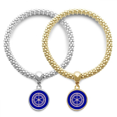 thumbnail image 1 of Incredlble Stars Print Array Lover Bracelet Bangle Pendant Jewelry Couple Chain, 1 of 3