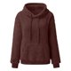 thumbnail image 3 of Gibobby Mujeres sudadera con capucha suéter Sudadera informal de manga larga de lana artificial para mujer （Marrón， XXXXL), 3 of 4