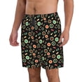 thumbnail image 2 of KLL Vector Retro Music Men's Casual Summer Beach Shorts Hawaiian Shorts with Pockets-Medium, 2 of 5