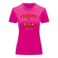 thumbnail image 3 of Playera Blusa De Cerezas Cherry Happy Have A Nice Day Casual Ropa Para Mujer Ropa De Dama Color Fucsia Talla Grande Marca Emil SaEs, 3 of 4