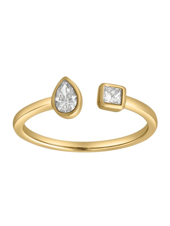 Lyra 14K Gold Lab Grown Diamond Open Ring - 0.25 Ct