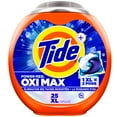 thumbnail image 2 of Tide Oxi Max Power PODS Laundry Detergent Pods, Stain Remover Plus Oxi Power, Detergent soap pacs for laundry washing, HE compatible, 25 Count, 2 of 20