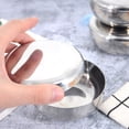 thumbnail image 4 of Chendee Stainless Steel Cover Bowl Single Layer Steamed Rice Bowl Kitchen Tableware,12Cm, 4 of 9