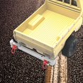 thumbnail image 1 of Pieza de actualización de protección delantera y trasera RC de aleación de aluminio 1:12, fácil de instalar, resistente, reemplazo para MN82 LC79 RC plata, 1 of 8