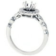 thumbnail image 3 of Pompeii 1/4ct Vintage Diamond Ring Semi Mount 14K White Gold (G/H,I2), 3 of 6