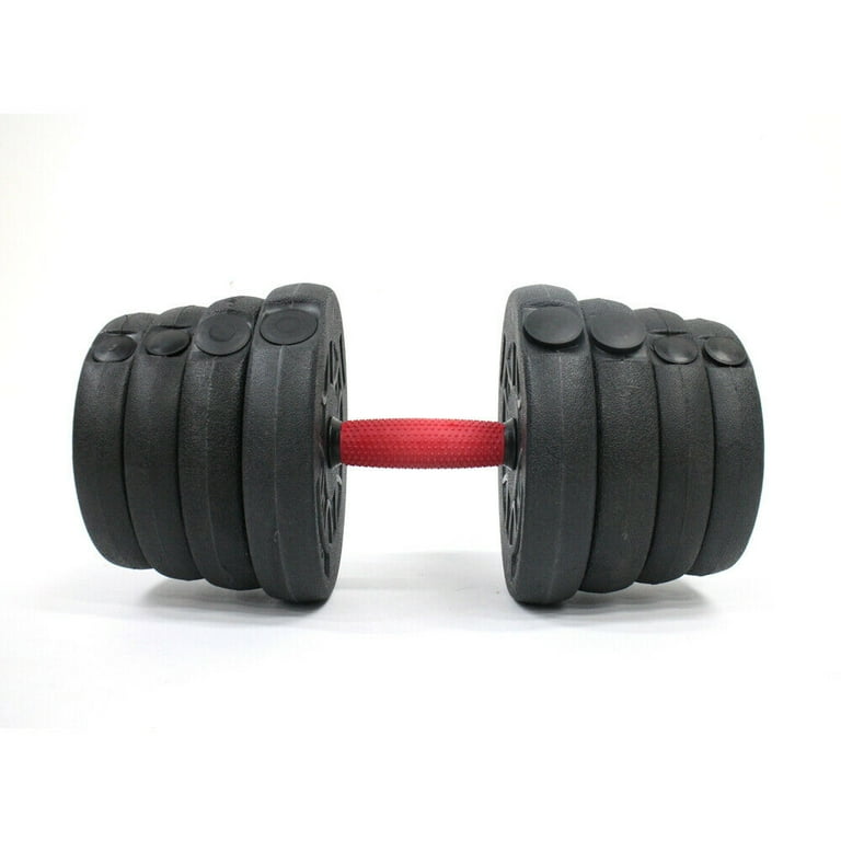 Weight dumbbell set adjustable cap gym barbell plates body workout unfilled sales